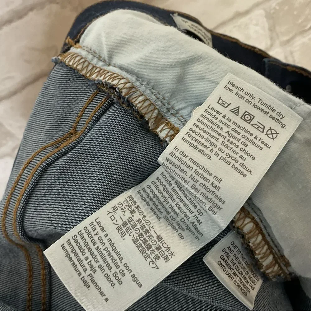 J. Crew 10” High Rise Toothpick Skinny Jeans Dark Ink Wash Size 31